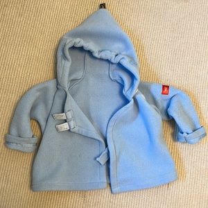 Widgeon polartec fleece jacket toddler baby light blue 18 months